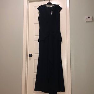 Carmen Marc Valvo Size 14 Dress in Navy
